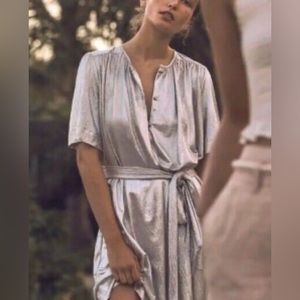 Sabina Muskayev silver Dress XS short sleeve